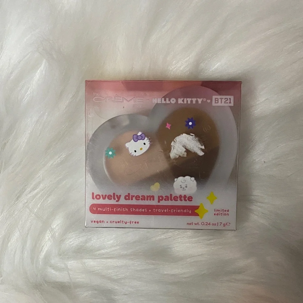 Hello Kitty BT21 Heart Palette - lovely dream palette new